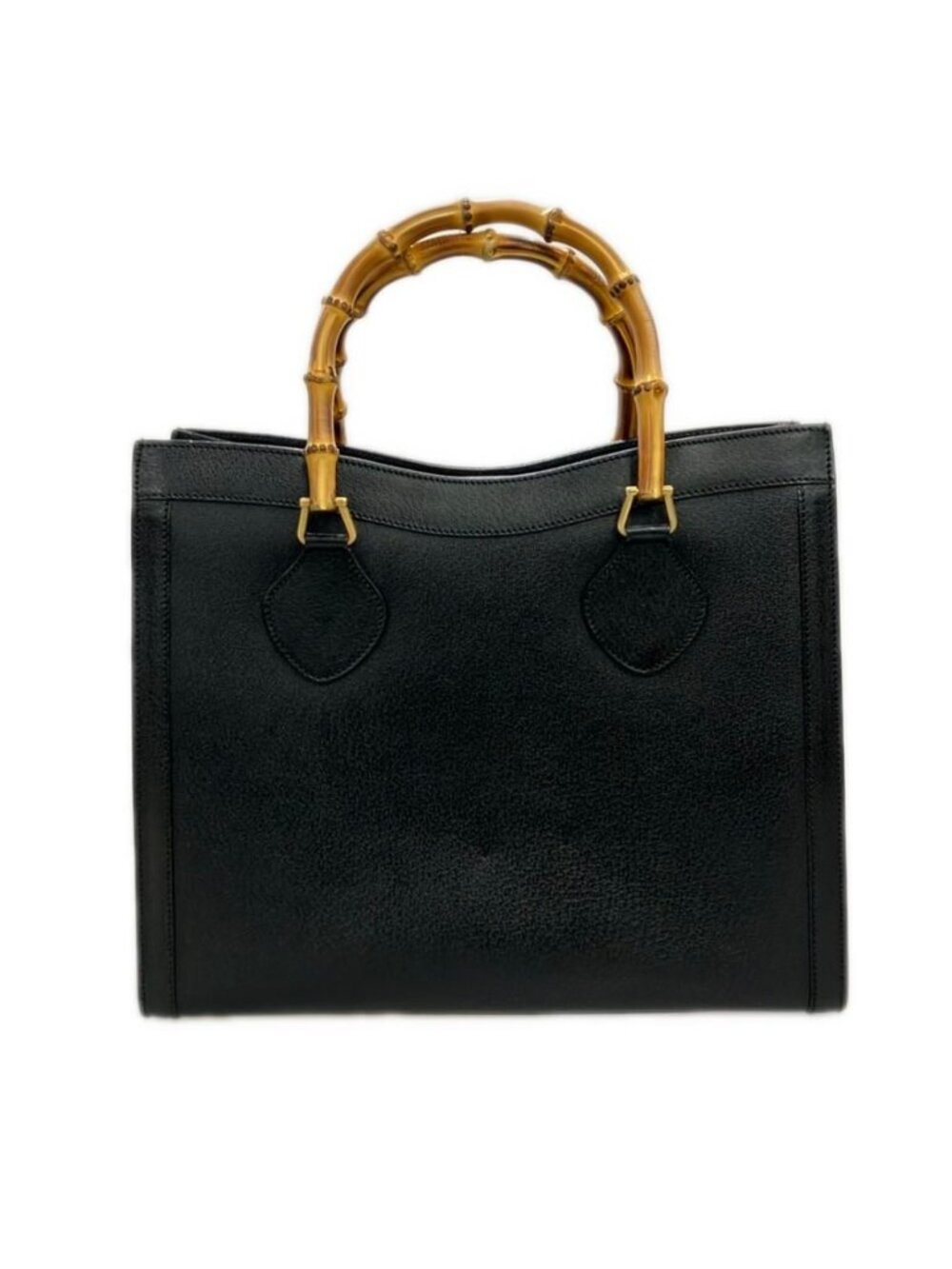 ★SOLD★ Gucci Handbag Leather Bamboo 002 0 - Picture 2 of 10